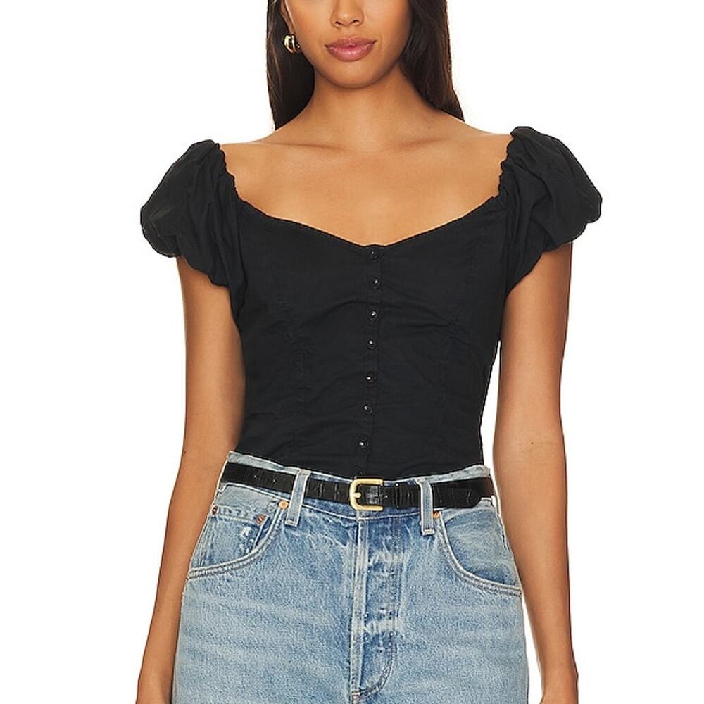 Nation Ltd Chic Black Angel Cami Size M